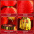 工匠时光太阳能红灯笼串户外防水婚庆节日喜字氛围灯过年庭院装饰 10寸红灯笼(3连串)高70cm-无灯