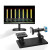 台式视频工业电子放大镜 平整度检测仪卧式显微镜架 XY移动载物台 黑色