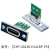 TYPE-C母座带固定板键盘分离线模块 USB延长线带固定孔母头 DC5V 白绿_6PIN