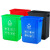 阿诺欣（ANUOXIN）无盖垃圾分类垃圾桶 卫生间饭店厨房垃圾桶 20升无盖桶灰色其他
