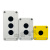 施耐德塑料按钮盒XALB01C 02C 03C 01YC 急停XALJ01C黄色IP65防护 XALB02C 白色 双孔 不含按钮
