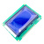 欧华远 3.2寸COB模组LCM12864J-3蓝屏黄屏5V带字库LCD液晶屏串并口通用黄屏黑字焊接排母