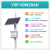 太阳能监控供电系统专用12v24V锂电池户外风光互补充电光伏发电板 YXP-60W光伏板-20A电池 套餐1