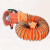 PVC伸缩通风管道鼓风机管道塑料螺旋风管鼓风机高温尼龙帆布管子软风管定制 200MM(8寸) 5米