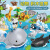 费乐乐高兼容大颗粒积木配件卡通海洋动物园散件儿童男六一儿童节礼物 卡通-鲨鱼