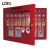 LOTO红色22位壁挂式金属锁具箱工业安全锁具停工管理站挂锁吊牌储存柜透明可视化工作站BD-X09 锁具箱X09 （高配）