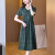 COZOK新品真丝连衣裙女桑蚕丝裙子夏天女装2024夏季新款显瘦洋气裙 绿色 XL