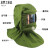 SMVP适用喷砂帽披肩喷砂帆布粉尘打磨工业内置安全帽头盔油漆防内置 绿色标准款
