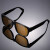5018眼镜焊工电焊眼镜防强光紫外线风镜焊接氩弧焊劳保护目镜 5018茶