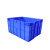 周转箱长方形大号带盖储物收纳盒子养龟箱胶箱塑料筐物流胶框加厚 21号箱蓝色(365*245*100) 无盖