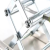 铭轩 实验室不锈钢升降台 微型升降台手动螺杆拧操作简易放水平仪 台面加厚20*20厘米承重15kg 升高
