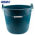 海斯迪克 泥瓦工小灰桶 建筑工地用泥灰桶牛筋桶塑料桶 加厚水泥桶 15.5cm常规款灰色带手提 HKWY-11