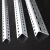 JIAOMEI角钢货架材料自由组合角铁型材支架家用置物架带孔三角铁架子 白色型号：30*55*1.5/每米价格
