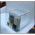 金晶超白侧滤鱼缸 定制背滤缸过滤鱼缸 小型鱼缸带盖子 150*50*50 12mm厚度（不上