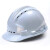 哥尔姆哥尔姆 反光条安全帽  建筑安全头盔领导视察安全帽 ABS五筋透气安全帽 GM719 白色
