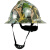 达林韦尔遮阳防晒碳纤维色大边沿工地盔安全帽建筑防砸帽定制 VG66PLUS森林