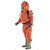 霍尼韦尔 1400020-XL-44 EasyChem外置防化服（新料号RP-CC8807072-XL）橘红色 XL-44 1套装