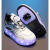 AT安誻暴走鞋男童春季2024新款儿童轮滑溜冰鞋二轮可收自动学生隐形 黑色皮面 28码