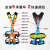 新国标全身五点式高空作业安全带悬挂作业防坠落攀岩空调安装 合金双小钩3米