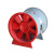 鸣固 碳钢HTF排烟风机地库厂房消防专用排烟通风低噪轴流排烟风机HTF-3.5