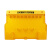 双岸 工业安全黄色带盖挂锁板 便携式通用透明防护工作站锁具管理箱 LS02 一个价