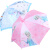 迪士尼儿童雨伞女孩小学生幼儿园宝宝上学冰雪爱莎公主安全女童伞的 蓝色艾莎(全自动三折黑胶款)7岁