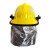 久臻 YXF53 14款消防3C认证头盔 消防员灭火防护头盔  显眼黄