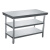 04加厚不锈钢作台切菜桌子长方形打荷案板厨房专用商用操作台 特厚10*70*0双P