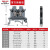 德力西电气UK-2.5N绝缘耐高温接线端子排导轨式2.5B电压组合端子 UKFB11016N中心连接条