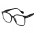 GM黑框眼镜女男素颜大框TR90-ATA超轻显脸小韩版潮配度数 TR90-ATA黑框 配1.56变灰或变茶色0-300