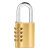 纳仕德 SYJ0091 铜挂锁密码锁 行李箱包防盗锁抽屉锁更衣柜锁工具箱锁 4位密码 大号28mm