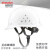 迈恻亦玻璃钢安全帽工地透气V型印字施工建筑工程领导安全帽玻璃钢头盔 红色玻璃钢透气款
