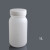 塑料瓶大容量大小口试剂瓶广口黑色棕色避光瓶HDPE白色样品 白大口5L