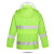 者也（ZYE）反光分体雨衣套装 户外成人骑行交通路政透气雨衣可定制logo 005荧光绿 XL码