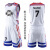 贝西狮篮球服训练套装男学生比赛篮球队服美式女全身印字号背心球衣 白色 2XL(170-175cm)