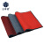 正奇谊红地毯PVC防滑地垫可裁剪双条纹脚垫楼梯酒店迎宾门垫地垫暗红色1.6米*15米
