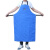 耐低温防液氮围裙LNG加气站冷冻围裙加厚防寒防冻 蓝色液氮围裙(105*65cm左右)/