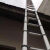 定制适用8米伸缩梯铝合金梯子7米升降梯单面直梯登高梯工程梯收缩 单面7米+钩子