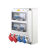 成套工业插座箱工地手提配电箱移动电源检修箱户外组合防水插座箱 JY2015(一进二出漏电)