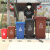 240升干湿分离户外垃圾桶带盖超大号容量商用环卫小区室外分类箱 红色50升加厚桶(无轮)有害垃圾