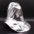 定制铝箔耐高温隔热头套炼钢厂铝厂1000度防护面罩消防披肩帽 （茶色面屏）铝箔头罩