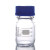 定制 schott肖特瓶螺口蓝盖瓶透明透明丝口蓝盖试剂瓶25 50 100ml德国肖特瓶 100ml棕色肖特瓶