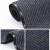 冰禹 BYX-442 PVC双条纹地垫 复合地毯 除尘防滑入户门地垫 厨房吸水脚垫 灰色80*120cm