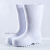 耐磨高筒棉靴白色食品靴 耐油耐酸食品厂厨房保暖雨靴EVA胶鞋工业品 高度8cm左右：白色(牛筋底-不加棉) 43