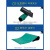定制工业台垫橡胶板工作台维修桌垫防滑耐高温胶皮桌布耐酸碱 绿黑色1.2m*10m*5mm