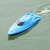 BREAZA遥控船高速大轮船充可下潜游艇模型男孩防水上灯光儿童小快艇玩具 0cm 湖蓝色(大号 官方标配五电