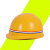 惠利得安全帽工地施工建筑工程领导头帽电工劳保国标透气加厚头盔防护帽 蓝色圆顶玻璃钢