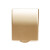 德力西86型香槟金开关插座防水盒防溅盒浴室防水床包塑料防水盒 防水盒-金色(螺丝安装)