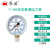 红旗Y-60Z径向压力表M14*1.5气压表 精密高真空负压表 0~0.6MPA