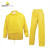 代尔塔 分体雨衣407003 涤纶PVC套装款 雨衣雨裤 黄色 M 1件